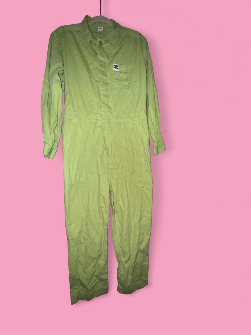 Lucy and Yak Light Green Long Sleeve boiler Jumpsuit